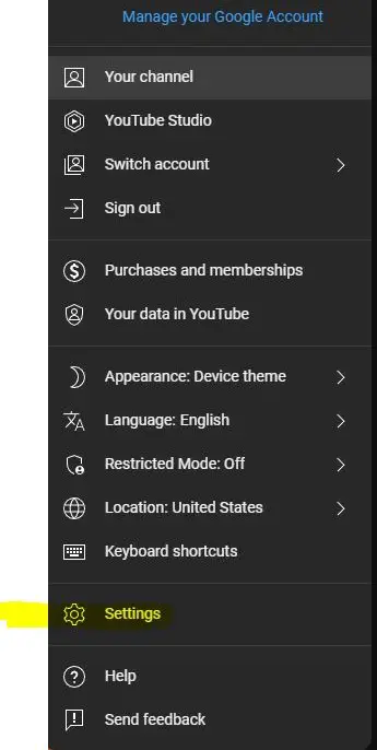 youtube side bar